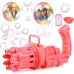 Kuzey Oyuncak Pembe Çoklu Köpük Atan Köpük Tabancası Bubbles Gun Baloncuk Tabancası Pilli Köpük Makinası Pink Gun - 2 - 4 Yaş