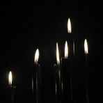 KUZEY OYUNCAK SİYAH ARINMA MUMU CHURCH BLACK CANDLES 12 ADET SİYAH UZUN MUM SİYAH İNCE MUM SİYAH MUM KİLİSE MUMU