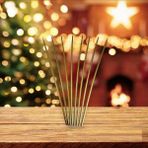 KUZEY OYUNCAK VIP 35 CM 8 PCS CHURCH METALLIC GOLD CANDLES GOLD ARINMA MUMU 8 ADET GOLD İNCE MUM GOLD KİLİSE MUMU