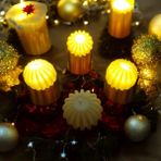 Kuzey Oyuncak Vıp LED Işıklı Mum 6 Adet Yılbaşı Noel Mumu Pilli Gün Işığı Mum 6 Yılbaşı Mumu Süsleri - Krem - 1 Adet