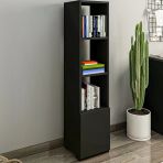 Kuzey Raflı, Kapaklı Minimal Kitaplık Antrasit