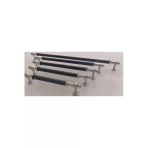Kuzey Roma 160 Mm Siyah-Krom Lüks Modern Çekmece Dolap Vestiyer Mobilya Kulpları