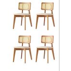 Kuzey Sandalye Ahşap Gürgen 4 Lü Set Cafe,Restaurant,Mutfak,Salon,Yemek Odası Sandalyesi