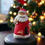 Kuzey Santa Claus Candle Yılbaşı Mumu Noel Baba Mumu Gerçek Mum Noel Babalı Mum Yılbaşı Süsleri