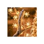 Kuzey Snow Flake Photo Clip String Led Warm Light Gün Işığı Pilli Kar Tanesi Mandal Led Işık 2 Metre Led