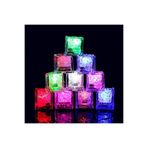 Kuzey Yılbaşı Parti Işıkları 12 Adet Led Işıklı Buz Küpü Led Light Ice Cube Renkli Led Işıklı Vıp Kalite RENKLİ