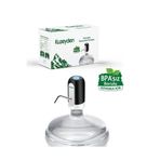KUZEYDEN BPA'sız Şarjlı Damacana Pompası Siyah | BPA'sız Boru | 10L - 15L - 19L | 1200 mAh | Siyah