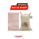 Kuzeylina Jüt Çuval 5 Kg'lik- Şeffaf Pencereli 10 Adet