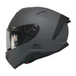 Kuzeymotor Mts X340 Fullface Kask Mat Gri (Şeffaf Camlı)