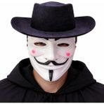 Kuzgun Ticaret Vendetta Maske ve Şapka Seti – Anonim Stil Parti Maskesi