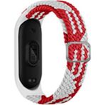 Kuzgun Ticaret Xiaomi Mi Band 7 Kordon (Saat Değildir) - Beyaz-Kırmızı