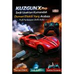 Kuzgun X Pro Kırmızı Şarjlı Uzaktan Kumandalı Duman Efektli Yarış Arabası Full Fonksiyon Drift Aracı