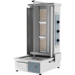 Kuzhine DÖNER OCAĞI ÜSTTEN MOTORLU DOĞALGAZLI (GAS SHAWARMA MACHINE MOTOR ON TOP NG) 3 RADYAN