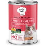 Kuzu Etli ve Balkabağı Ezmeli Yetişkin Kedi Yaş Maması, 400 G x 12 Adet