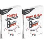 KVA Yayınları Kva 6. Sınıf Türkçe + Sosyal Temel Adımlar Soru Seti 2 Kitap 2023