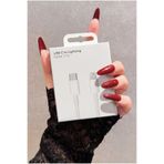 KVK PRİVACY iPhone 11/12/13/13 Promax/14/14 Promax Uyumlu Type-C to Lightning 20W PD Hızlı Şarj Kablosu 1 Metre