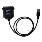 KVSERT Yeni Paralel Bağlantı Noktası DB36 Yazıcı USB Kart Dönüştürücü Adaptörü Siyah