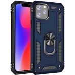 Kvy Apple iPhone 11 Pro Max Yüzüklü Standlı Vega Kılıf - Lacivert