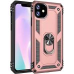 Kvy Apple iPhone 11 Yüzüklü Standlı Vega Kılıf - Bronz