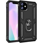 Kvy Apple iPhone 11 Yüzüklü Standlı Vega Kılıf - Siyah