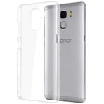 Kvy Huawei Honor 7 Kamera Korumalı Süper Silikon Şeffaf Kılıf