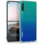 Kvy Huawei P40 Lite E Kamera Korumalı Süper Silikon Kılıf - Şeffaf