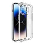 Kvy iPhone 14 Pro Max Kamera Korumalı Süper Silikon Şeffaf Kılıf