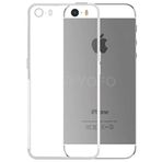Kvy iPhone 5 Kamera Korumalı Süper Silikon Şeffaf Kılıf