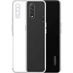 Kvy Oppo A31 Kamera Korumalı Süper Silikon Şeffaf Kılıf