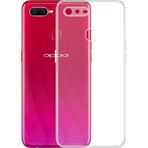 Kvy Oppo AX7 Kamera Korumalı Süper Silikon Şeffaf Kılıf