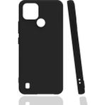 Kvy Realme C21 Biye Silikon Kılıf - Siyah