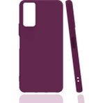 Kvy Samsung Galaxy A02S Biye Silikon Kılıf - Mor