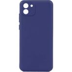 Kvy Samsung Galaxy A03 Biye Silikon Kılıf - Lacivert