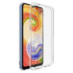 Kvy Samsung Galaxy A04E Kamera Korumalı Süper Silikon Şeffaf Kılıf