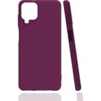 Kvy Samsung Galaxy A12 Biye Silikon Kılıf - Mor