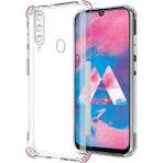 Kvy Samsung Galaxy A20S Kamera Korumalı Süper Silikon Kılıf - Şeffaf
