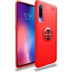Kvy Samsung Galaxy A50 Yüzüklü Manyetik Ravel Kılıf Kırmızı