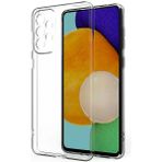 Kvy Samsung Galaxy A73 Kamera Korumalı Süper Silikon Kılıf - Şeffaf