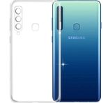 Kvy Samsung Galaxy A9 2018 Kamera Korumalı Süper Silikon Kılıf - Şeffaf