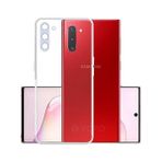 Kvy Samsung Galaxy Note 10 Kamera Korumalı Süper Silikon Kılıf - Şeffaf