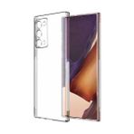 Kvy Samsung Galaxy Note 20 Kamera Korumalı Süper Silikon Kılıf - Şeffaf