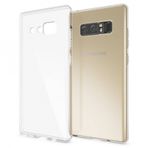 Kvy Samsung Galaxy Note 8 Kamera Korumalı Süper Silikon Şeffaf Kılıf