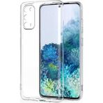Kvy Samsung Galaxy S20 Kamera Korumalı Süper Silikon Kılıf - Şeffaf