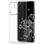 Kvy Samsung Galaxy S20 Ultra Kamera Korumalı Süper Silikon Kılıf - Şeffaf