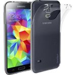 Kvy Samsung Galaxy S5 Kamera Korumalı Süper Silikon Şeffaf Kılıf