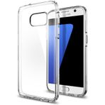 Kvy Samsung Galaxy S7 Kamera Korumalı Süper Silikon Şeffaf Kılıf