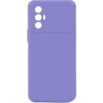 Kvy Tecno Spark 8 Pro Biye Silikon Kılıf - Lila