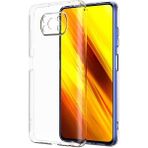 Kvy Xiaomi Poco X3 Nfc Kamera Korumalı Süper Silikon Kılıf - Şeffaf