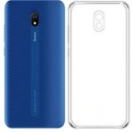 Kvy Xiaomi Redmi 8A Kamera Korumalı Süper Silikon Kılıf - Şeffaf