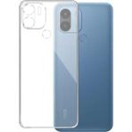 Kvy Xiaomi Redmi A1 Plus Kamera Korumalı Süper Silikon Şeffaf Kılıf